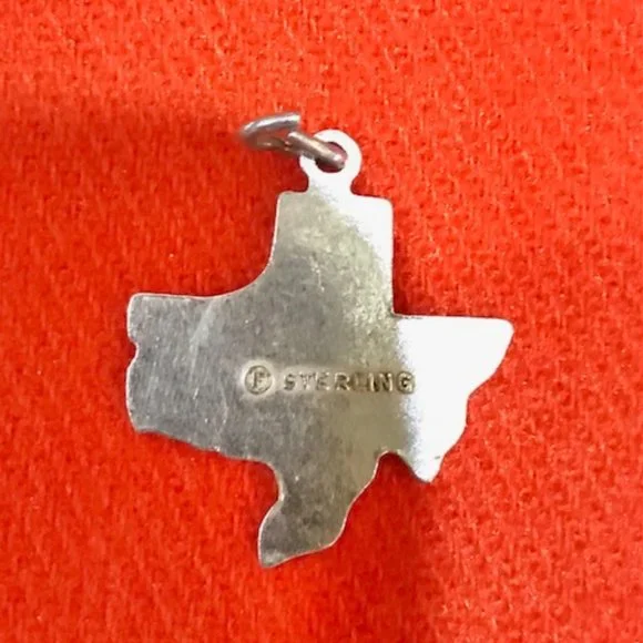Sterling Silver Galveston Texas Charm - Picture 2 of 2